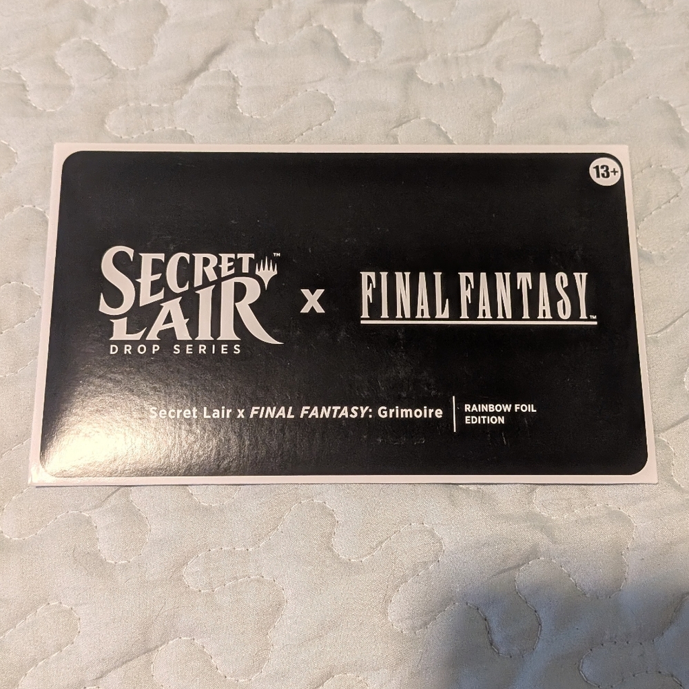 MTG Secret Lair X Final Fantasy Grimoire English Foil